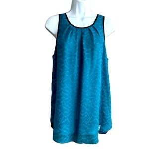 Daniel Rainn | Sheer Sleeveless Blouse